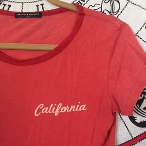 Brandy Melville red t shirt